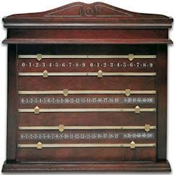  Snooker Score Board LUXUS til 4 personer 