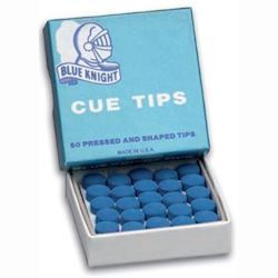Blue Knight Cue tip fra Tweeten USA.