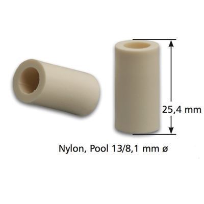 Nylon Ferrulle 13mm x 25,4mm, pool køer