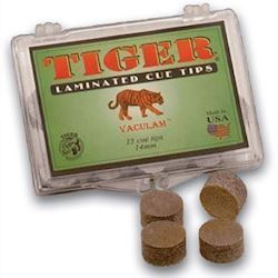 Tiger Laminated Cue Tip Soft, 14mm
