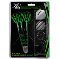 XQ Max Dartpile - Gummibelagt m. tilbehør 